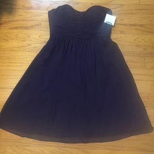 Deep purple Donna Morgan dress